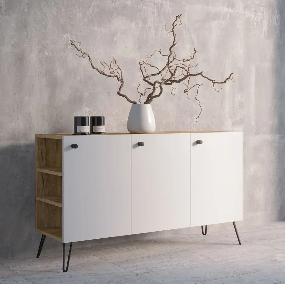 Komoda Tilax loft dąb / biały