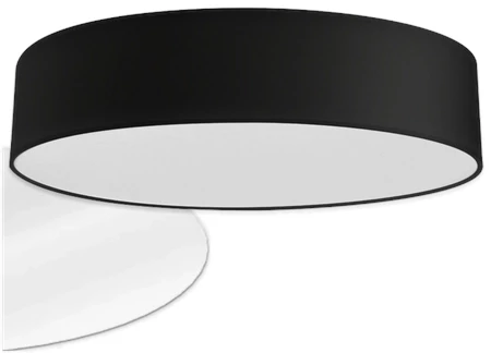 50 cm czarny plafon