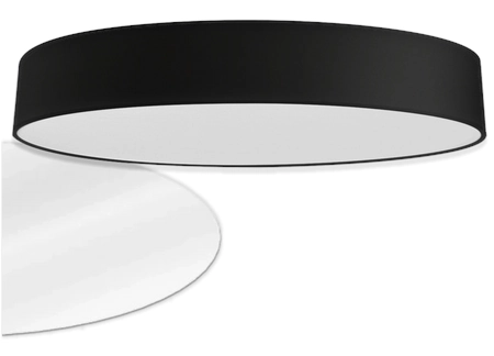 70 cm czarny plafon
