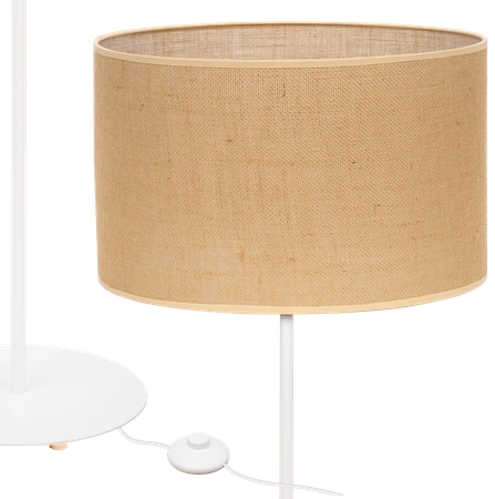 juta abażur lampa podłogowa