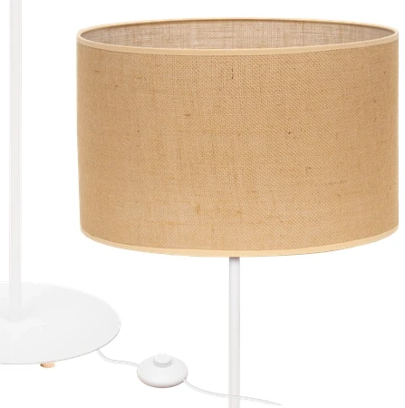 juta abażur lampa podłogowa