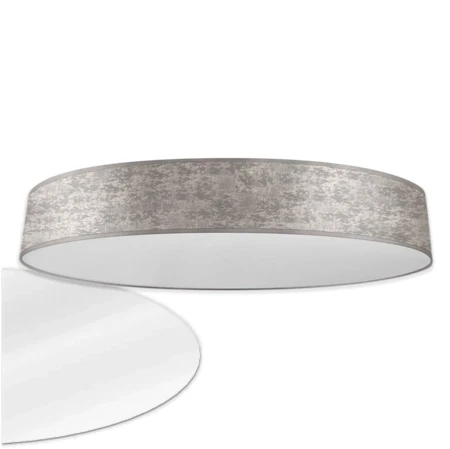 srebrno szary plafon