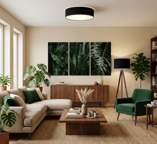 lampa tripod do salonu