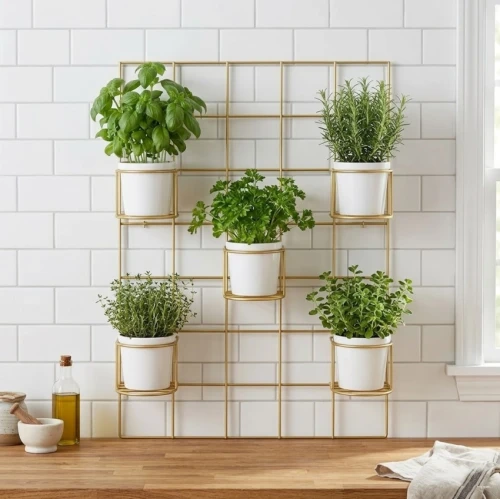 zloty kwietnik do kuchni zielnik