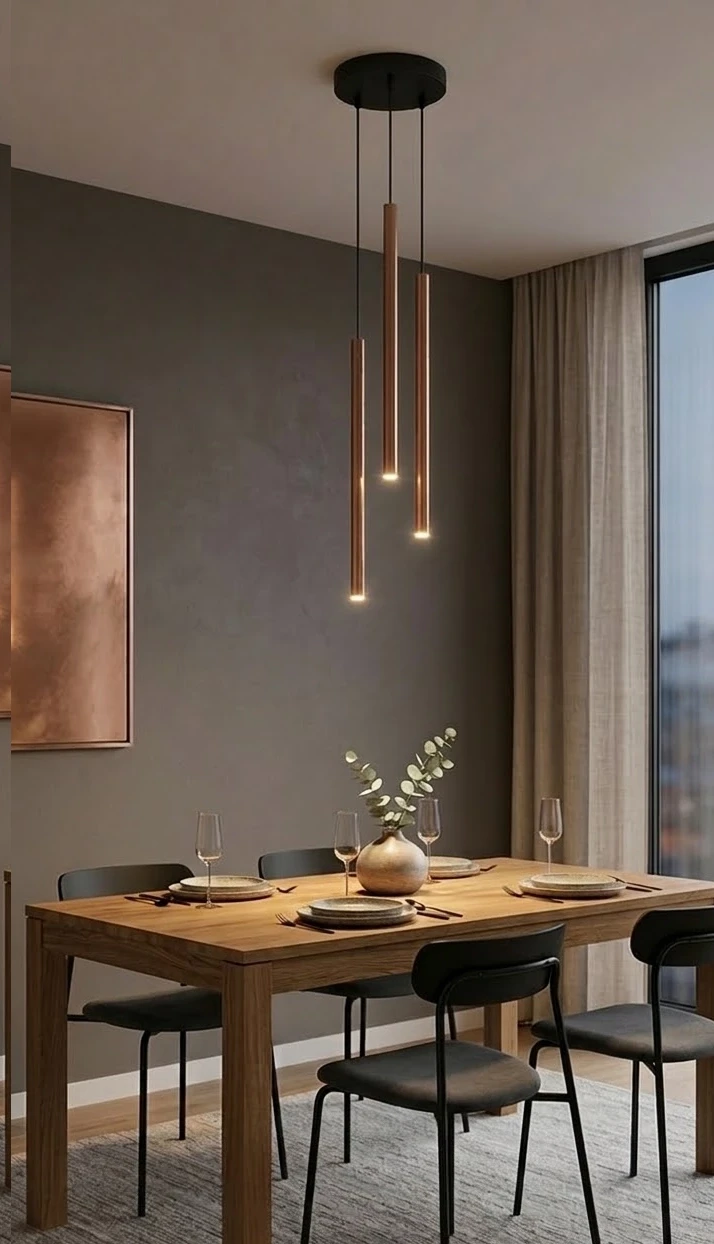 lampa zwis nad stołem