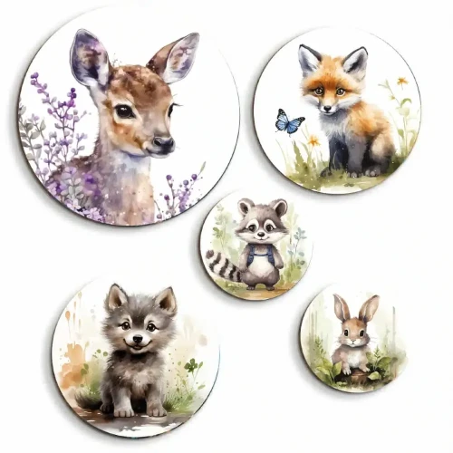 okrągłe obrazy do pokoju dziecka