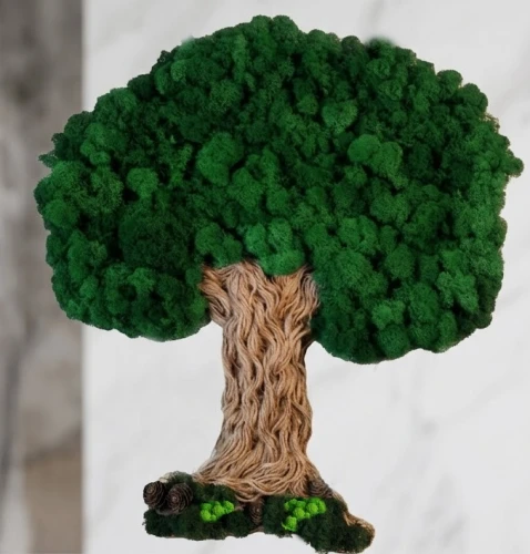 drzewko z mchu - chrobotka