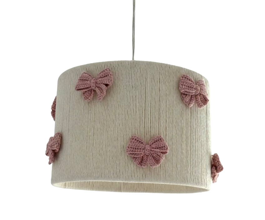 lampa sufitowa handmade kokardki