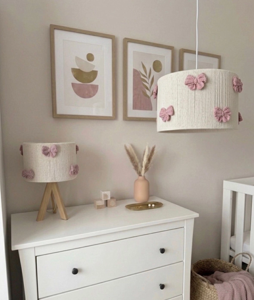 zestaw lampek do pokoju dziewczynki