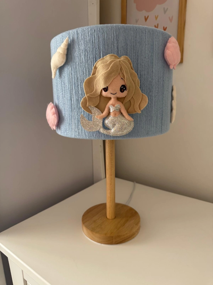 lampka-nocna-dla-dzieci-syrenka-rękodzieło