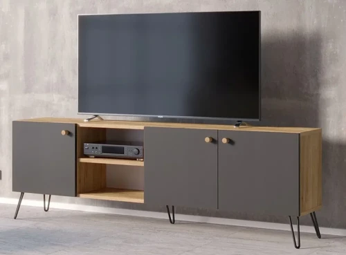 Szafka RTV 160 na metalowych nogach