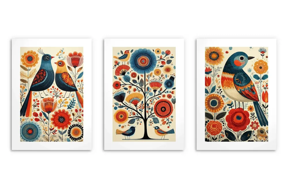 Vintage Folk Art. Intensywne barwy i unikalny design