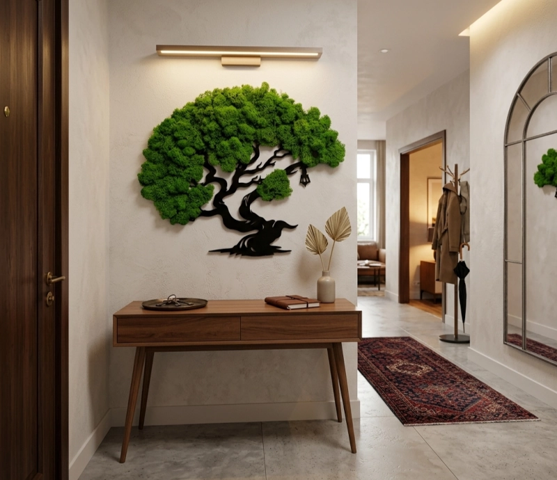 bonsai z chrobotkiem