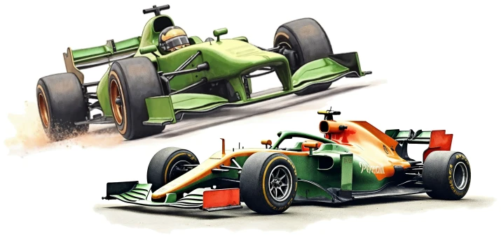 formuła 1 naklejki
