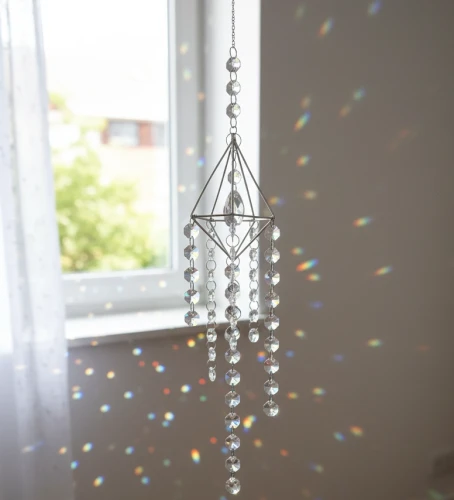 srebrny łapacz słońca refleksy światła