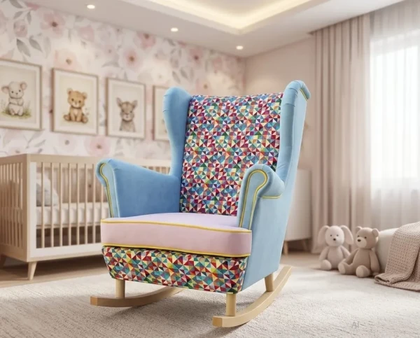 fotel bujany do pokoju dziecka