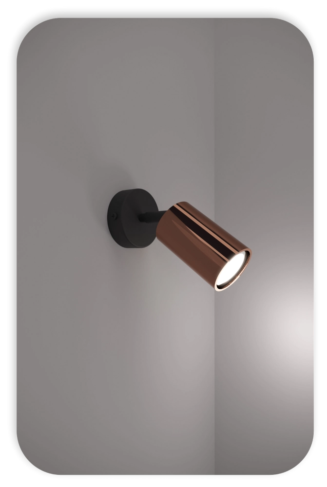 Lampa ścienna reflektorek