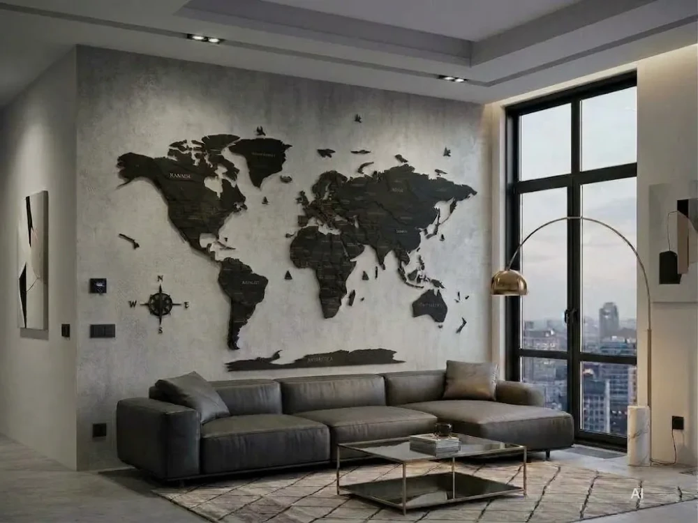 mapa swiata czarny mat drewno patihome.webp