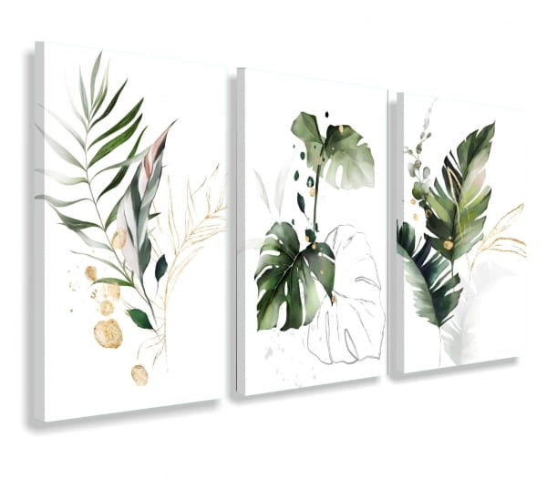 monstera liście na obrazach