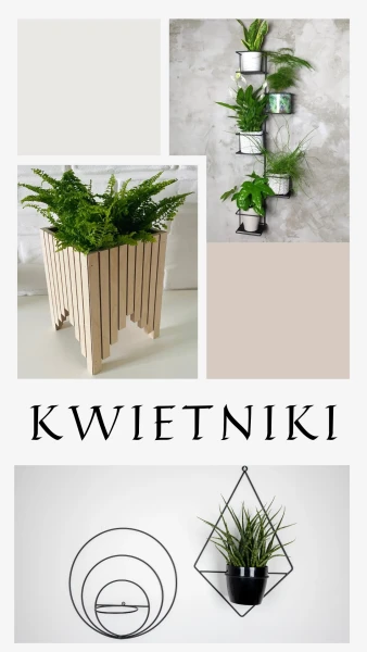 kwietniki wiszące, kwietniki stojące