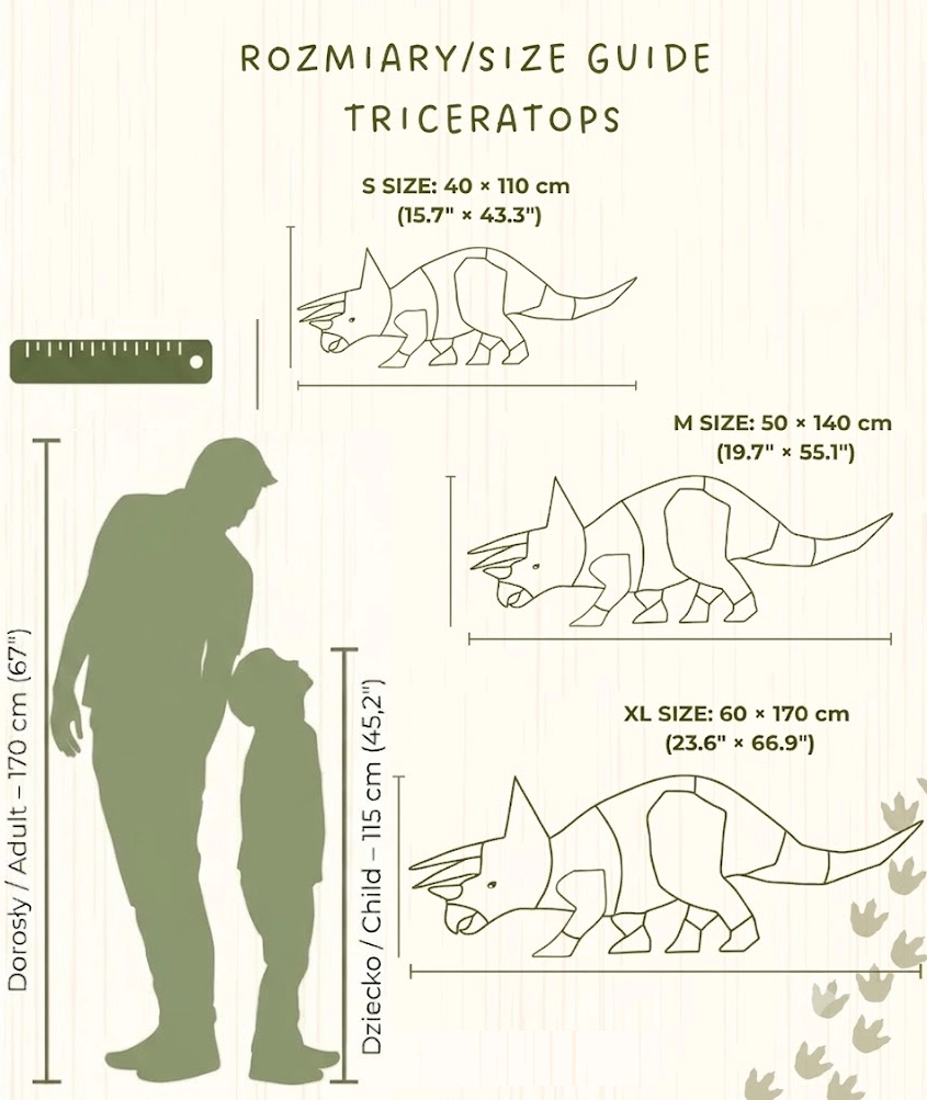 dekoracja dinozaur